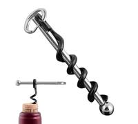 Porte-clés tire-bouchon ouvre-bouteille mobile, fabriqué en qui ne glisse pas | Manuel de poche manuel pour bouteille de vin, pique-nique, cuisine à la maison