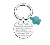 Porte-Clés Tortue De Voyage 1 Pièce, Pendentif Animal Créatif, Porte-Clés Pendentif Tortue, Porte-Clés Tortue Mignonne, Cadeau De Voyage pour La Famille Et Les Amis