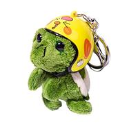Porte-clés tortue doudou porte-clés de voiture fille Monchichi Porte-clés enfant Tortue Sac à dos Tortues Porte-clé pour porte-clés en peluche, Jaune mignon, taille unique
