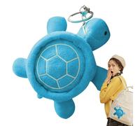 Porte-clés Tortue en peluche,Porte-clés Tortue en peluche | Porte-clés de sac en peluche éclairé dans le noir,Porte-clés décoratif à suspendre en forme de tortue en peluche, breloque de sac en peluche