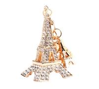 Porte-clés Tour, élégant et léger, breloque métallique pour sac à main téléphone ou clés, idéal voyage Paris cadeau femme homme ado