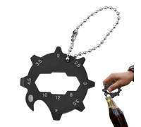 Porte-clés Tournevis,Mini Multifonction En Acier Inoxydable,Décapsuleur | Pour Usage Camping Randonnée Aventures En Plein Air Voyages Trajets Alpinisme Randonnée Sac À Dos
