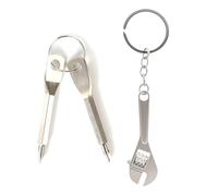 Porte-clés Tournevis Multifonctionnel 3 Pièces Porte-clés Portable En Acier Inoxydable Pendentif Outil Pratique D'extérieur Tournevis Multifonctionnel