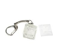 Porte-clés transparent testeur de commutateurs avec capuchon DSA pour tester les commutateurs de clavier mécanique, jouet anti-stress pour des frappes fluides