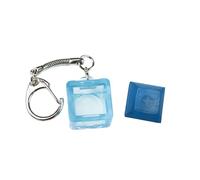 Porte-clés transparent testeur de commutateurs avec capuchon DSA pour tester les commutateurs de clavier mécanique, jouet anti-stress pour des frappes fluides