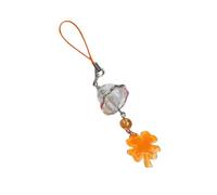 Porte-clés trèfle à quatre feuilles transparent et élégant avec carillon à vent - Accessoire de mode - Usage quotidien - Trèfle en acrylique, taille unique, Comme décrit, Comme décrit.