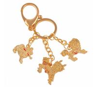 Porte clés Trois Gardiens Célestes - Amulettes Feng Shui - Talisman Feng Shui - Porte clés Pi yao - Porte clés Chi lin - Porte clés Fu dogs- Porte clés Feng Shui