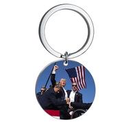 Porte-clés Trump Donald Trump Merchandising Cadeaux Acrylique Charm Porte-clés décoratif