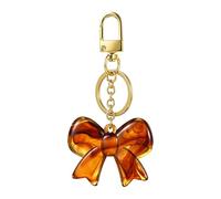 Porte-clés unique en acrylique transparent avec nœud en forme de cœur, accessoire tendance, idéal pour un usage quotidien ou les voyages. Porte-clés permanent en acrylique, Nœud papillon., taille