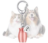 Porte-clés urne funéraire pour animal de compagnie - Porte-clés urne funéraire pour animal de compagnie - Porte-clés pour cendres, cendres, cendres, cendres, cendres, cendres - Porte-clés souvenir