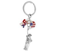 Porte-clés Usa en Métal, Drapeau Américain, Style Souvenir