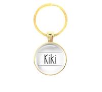 Porte-clés Verre - Kiki, golden/e, 60mm