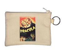Porte-clés vintage Vampire Dracula avec affiche de film Beige