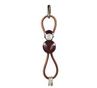 Kay Bojesen Denmark Porte-clés oiseau Kaj Bojesen Bordeaux. cuir naturel