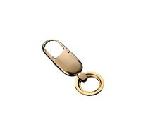 Porte-clés Voiture avec 2 Anneaus et Coffret Cadeau FONGWAN Cadeaux pour Homme et Femme - Or