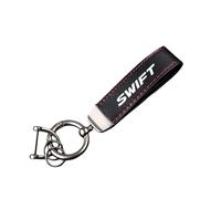 Porte-Clés Voiture avec Logo,pour Suzuki SWIFT Porte-Clés Cuir De personnalisé Idéal Cadeau Accessoire Clé Voiture Homme Femme