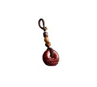 Porte-clés Voiture Cinnabar Pixiu Peace Buckle Car Keychain Pendentif Gift Men and Women to Protect the of the Charm, sac à dos Pendre Decoration