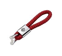 Porte-clés Voiture clé Boucle chaîne pour MG 3 5 6 7 Morris Garage MG3 TF ZR ZS GS GT HS MG5 MG6 MG7 PU Alliage Voiture Accessoires,Red Style-A