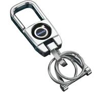 Porte-Clés Voiture pour Volvo C40 Recharge 2021-, Porte-clés avec Le Logo Cadeau pour Homme Accessoires Voiture,B