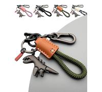 Porte-clés Weseecase, Breloque Dinosaure En Alliage D'aluminium, Porte-clés Dinosaure For Adulte Mini For Sac À Dos(Green)