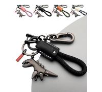 Porte-clés Weseecase, Breloque Dinosaure En Alliage D'aluminium, Porte-clés Dinosaure For Adulte Mini For Sac À Dos(Black)