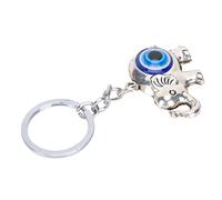 Porte-clés Yeux Bleus, Porte-clés œil du Diable, Style Turc, Pendentif en Alliage coloré, Yeux Bleus, éléphant, Mauvais œil, pour Sac de Femme, Intérieur de Voiture