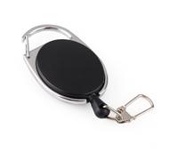 Porte-clés yoyo avec corde de 60 cm - Porte-clés yoyo - 6,5 x 3,5 cm Porte-clés extensible - Mousqueton pour pantalon et ceinture - Porte-clés yoyo - Clip rétractable Porte-cartes - Chaîne de clés