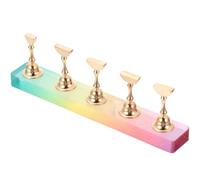 Porte-clous D’entraînement en Acrylique pour Nail Art et Faux Ongles | Présentoir Léger, Fixation Facile, pour Écoles et Salons, Pratique pour Techniques sur Pointes Artificielles