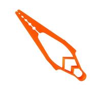 Porte-clous pour martelage, 11,2 × 3,5 × 0,9 cm, outil de fixation des clous en PVC, pince ergonomique anti-écrasement pour la menuiserie, le travail du bois, la construction