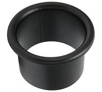 Porte-coiffure en acier en acier inoxydable, porte-sèche-sèchet Bague de coiffure ouverte coiffure curling Flat Iron Holder Organisateur de salon pour outils chauds (Noir)