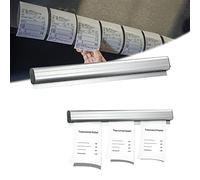 Porte Commande Fiche Bons Billets - Rail De Billetterie Mural En Aluminium Pour Tickets Caisse Barre Notes Serrage étiquette Tenir Les Commandes, Cuisine, Bar, Bureau, Commande, 30cm