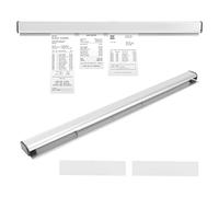 Porte-Commande, Support Bons de Ticket Cuisine Mural, Porte-billets en Aluminium Pince à Billet pour Restaurants Cafés Pubs Bars(30cm)