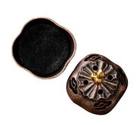 Porte-cône d'encens | de Zinc pour Bois de Santal - Décoration Portable pour Bureau, aromathérapie pour, Yoga