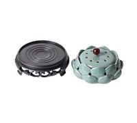 Porte-cône d'encens décoratif, Brûle-encens rétro, décoration Zen for Salon de thé, Bois de Santal et Bois d'agar, Méditation décorative Zen Home Decor Cadeau