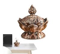 Porte-cônes d'encens à refoulement - Brûleur élégant en céramique - Design cascade unique - Facile à nettoyer - Diffuseur de parfum durable - Parfait pour la pratique spirituelle et la méditation