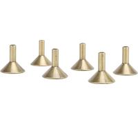 porte cônes d'encens en forme d'entonnoir 100pcs Porte bâtons d'encens en alliage Porte cônes en métal pour salon de thé