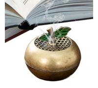 Porte-cônes d'encens - Outil d'élimination des odeurs d'air vicié, Petit brûleur Chinois en de Zinc, Support de Diffusion d'aromathérapie esthétique, Outil de boîtier d'accessoires de purifica