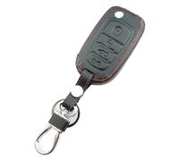 Porte-Coque de clé Étui en Cuir Clé Voiture Porte-clés pour Fiat pour Tipo pour Toro Freedom 500X pour Doblo pour Argo Coque Télécommande 3/4 Boutons Coque de clé