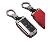 Porte-Coque de clé Housse Clé Télécommande Voiture Alliage Zinc pour Land pour Rover pour Range pour Rover pour Sport pour Velar pour Evoque pour Freelander2 Coque de clé(Blanc)