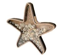 Porte-coquillages | Récipient en acrylique en forme d'étoile de mer | Récipient pour roches marines | pour la maison de chambre canapés étagères porte-livres école bureaux café bibliothèques de