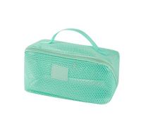Porte-cosmétiques en Respirante, Conception Multi-Poches avec poignée pour Les Essentiels de Gymnastique à Domicile, Organisateur de Toilette à Mailles spacieuses