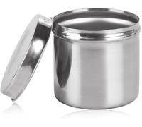 Porte-Coton-Tige et Boules en Acier Inoxydable avec Couvercle Vendos85