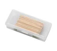 Porte-coton-tige - petit pot à compartiment en plastique, boîte distributrice légère de pointes Q, récipient d'hygiène supérieur amovible anti-poussière, accessoire de beauté | Pour la maison, les toi