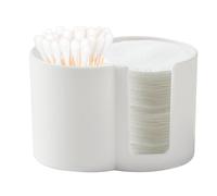 Porte-cotons-tiges - Distributeur de fil dentaire à double trou pour coton-tige, distributeur de coton-tige, support de fil dentaire pour coton-tige, chambre à coucher