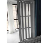 Porte coulissante accordéon en PVC - Peu encombrant - Design pliable - Pour chambre à coucher et salon
