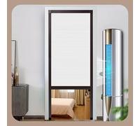 Porte coulissante accordéon, Porte accordéon coulissante Haut-Bas, Porte Pliante sans Rail Bas, Cadre en Aluminium Noir et Porte moustiquaire en Tissu cellulaire, Portes accordéon Pliables p