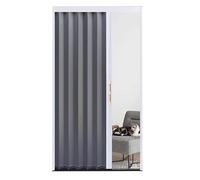 porte coulissante accordéon, Porte de séparation intérieure coulissante accordéon pliante avec serrure, multicolore, plusieurs tailles(White,100x180cm)