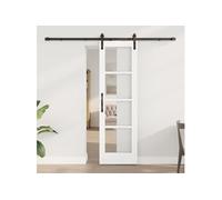 Porte Coulissante avec Ensemble Quincaillerie 'ORKDAL'Blanche 61x198.5 cm 3331958