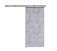 Porte coulissante complète 95 x 205 cm | Porte coulissante au design moderne et couvercle plat | Système de porte coulissante pour aménagement peu encombrant dans le salon, la cuisine ou le bureau |