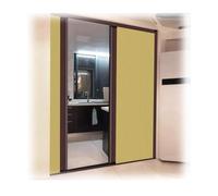 Porte coulissante de séparation de pièce de taille personnalisable,Porte accordéon rétractable,Cadre en aluminium/Solution peu encombrante(120x210cm/47x83in)